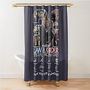 Design 21 Years Of Law and Order Special Victims Unit  Shower Curtain