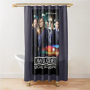 Funny Gift For Law And Order Christmas Holiday Shower Curtain