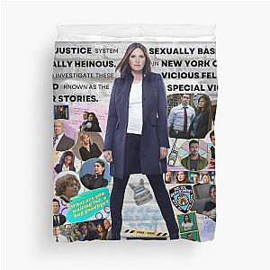 Law & Order SVU Collage Duvet Cover