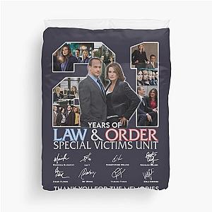 Design 21 Years Of Law and Order Special Victims Unit  Duvet Cover