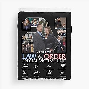 21 Years Of.Law & Order For Fans Duvet Cover