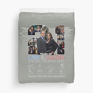 Design 21 Years Of Law and Order Special Victims Unit    Duvet Cover