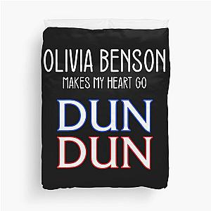 Olivia Benson Makes My Heart Go DUN DUN, Law & Order SVU Design Duvet Cover