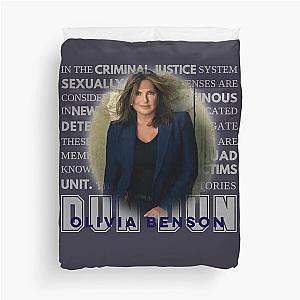 Music Vintage Retro Olivia Benson  Duvet Cover