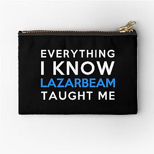 Everything I Know Lazarbeam Zipper Pouch
