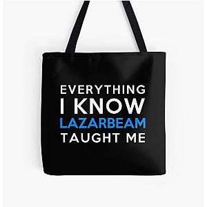 Lazarbeam All Over Print Tote Bag