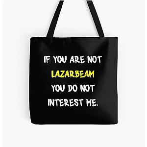 If you're not lazareem all over print tote bag