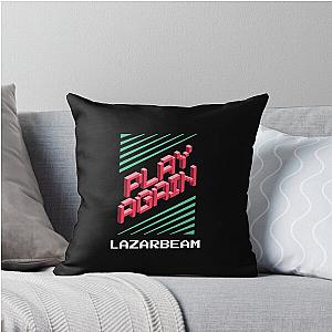 LazarBeam Play Again Throw Pillow