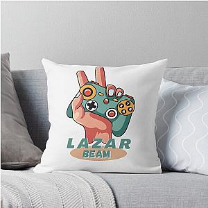 Lazarbeam Throw Pillow