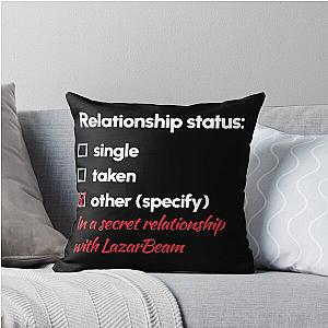 LazarBeam Relationship Throw Pillow
