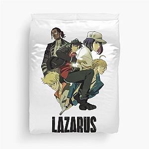 Lazarus 2025 anime inspired fanart characters duvet cover