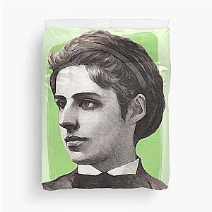 American Writer Emma Lazarus mint Green Duvet Cover