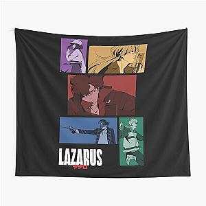 Lazarus Character Lineup Stylized 2024 Series Fan Art Tapestry