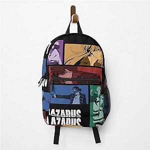 Lazarus 2025 anime inspired fanart characters backpack