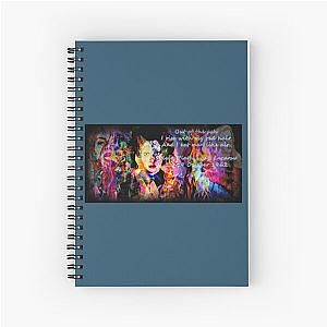 Out of the Ash Lady Lazarus Spiral Notebook