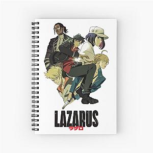 Lazarus 2025 anime fanart characters spiral notebook