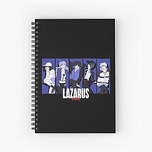 Lazarus 2025 anime inspired fanart characters spiral notebook