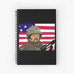 Kirk Lazarus Tropic Thunder Spiral Notebook