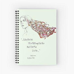 Lady Lazarus Spiral Notebook