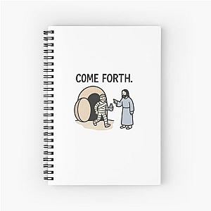 Come Forth Lazarus Christian Mental Health Spiral Notebook