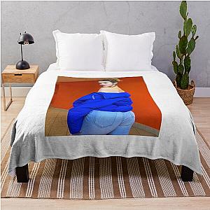 Lea Blue Throw Blanket