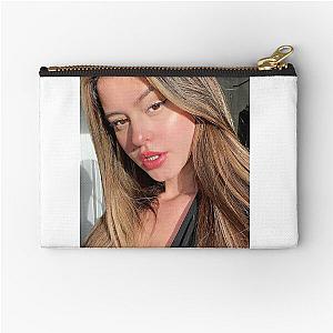 Lea Elui with Brown Hair Zipper Pouch
