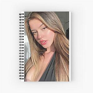 with brown hair Spiral Notebook