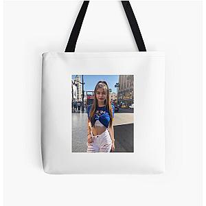Lea Eliu Ginet Collection All Over Print Tote Bag