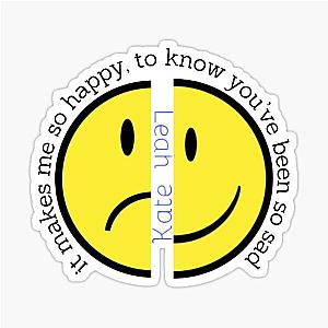 Leah Kate Happy Sticker