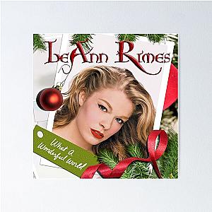 LeAnn Rimes what a wonderful world Poster