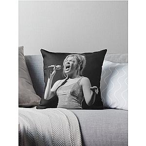 LeAnn Rimes BW Photograph Throw Pillow