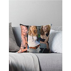 leann rimes collage Throw Pillow