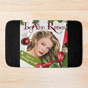 LeAnn Rimes what a wonderful world Bath Mat