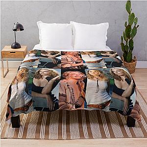 leann rimes collage Throw Blanket