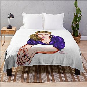 LeAnn Rimes - An illustration by Paul Cemmick Throw Blanket