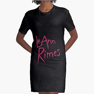 LeAnn Rimes Graphic T-Shirt Dress