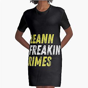 Leann Freakin' Rimes Graphic T-Shirt Dress