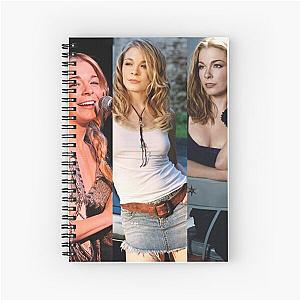 leann rimes collage Spiral Notebook