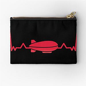 Zeppelin heartbeat Zipper Pouch