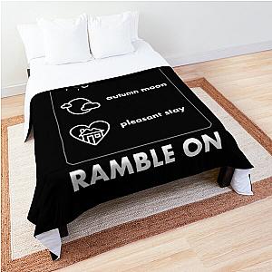 Ramble On Zeppelin Comforter