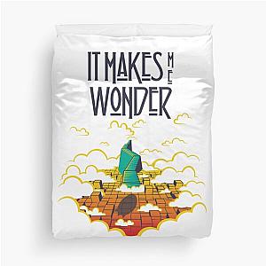 It Makes Me Wonder Zeppelin Duvet Cover