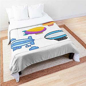 zeppelin stickers Comforter