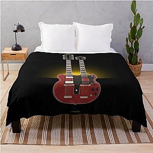 Guitar Zeppelin Throw Blanket