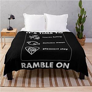 Ramble On Zeppelin Throw Blanket