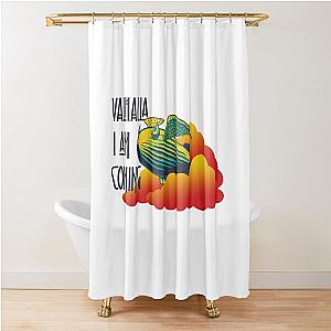 Valhalia I Am Coming Zeppelin Shower Curtain