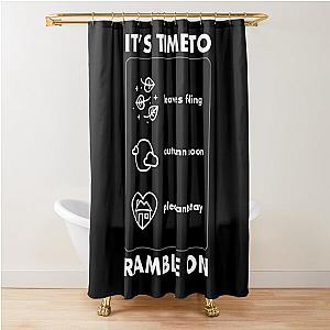 Ramble On Zeppelin Shower Curtain