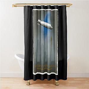 In 2 Days To North America Zeppelin Shower Curtain