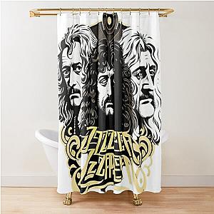 Zeppelin Legends Unite Line Shower Curtain