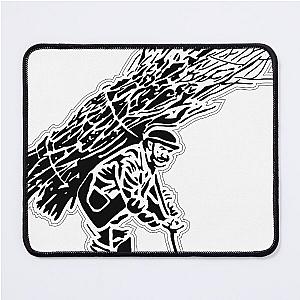 Zeppelin art old people Mouse Pad