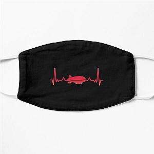 Zeppelin heartbeat Flat Mask